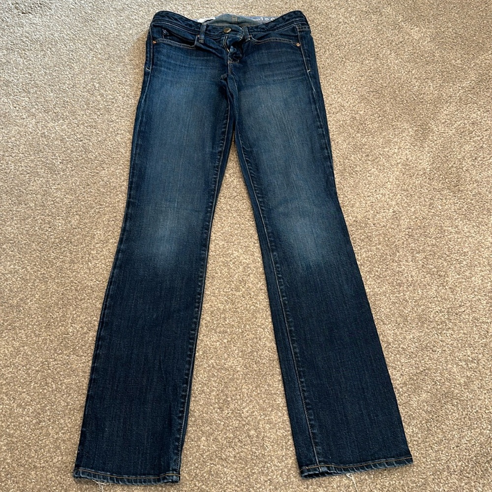 Gap real straight jeans size 2.